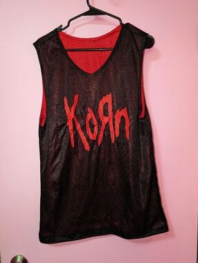 Korn Mesh Basketball Jersey Top
